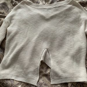 Winter white sweater